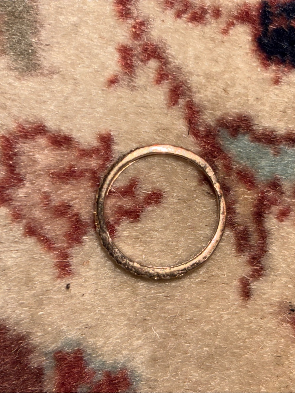 Vintage Rhinestone Crossover Ring - Picture 4 of 11